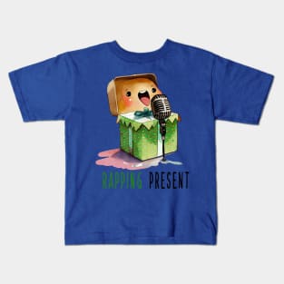 rapping present Kids T-Shirt